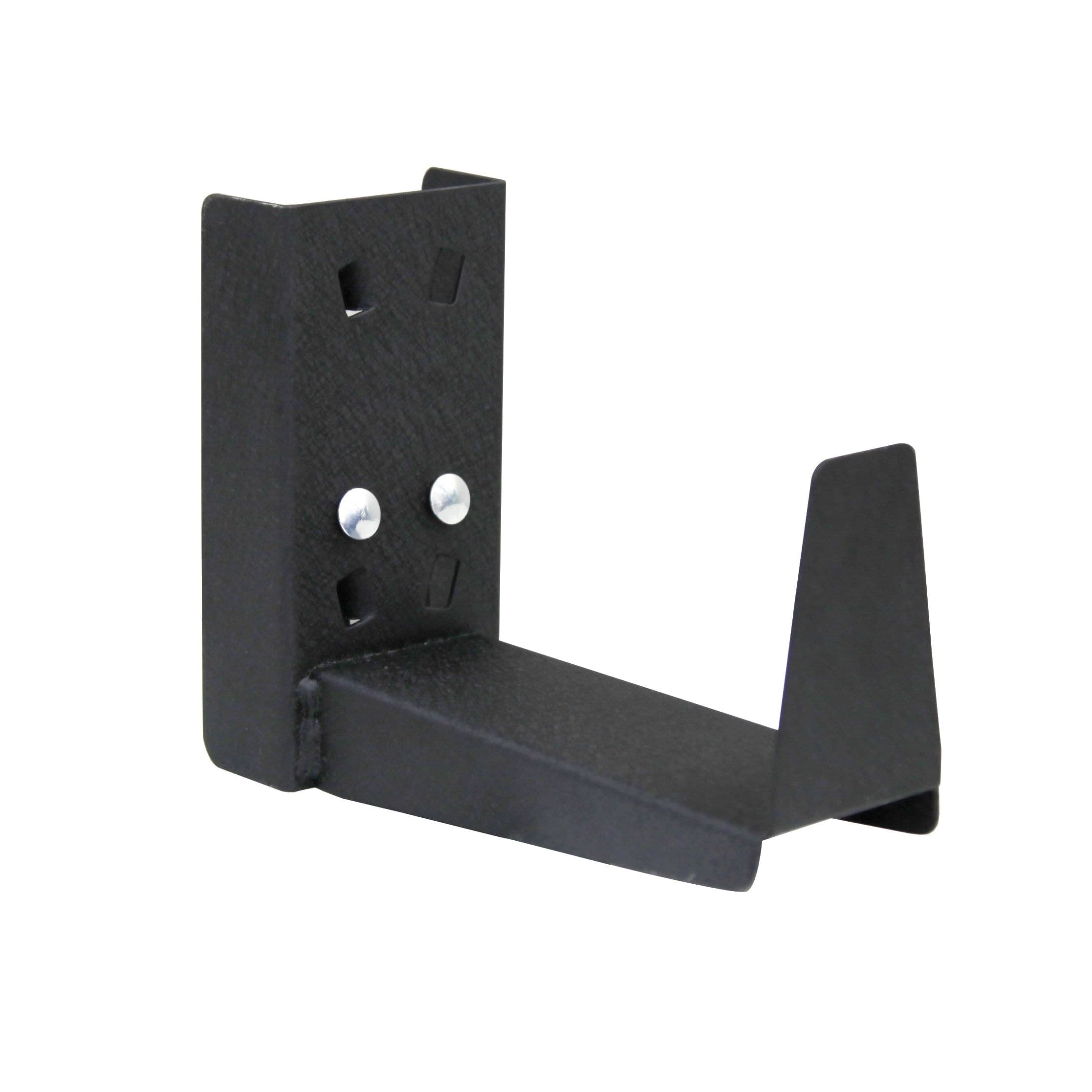 MAXIMUM Steel Rack Wall Bracket, Up to 25-lb Load Capacity, 6-in, Black