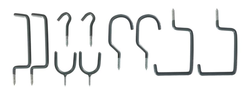 Mastercraft Storage Hooks for Garage, 10-pcs
