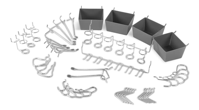 Mastercraft Pegboard Organizer Kit, 43-pc