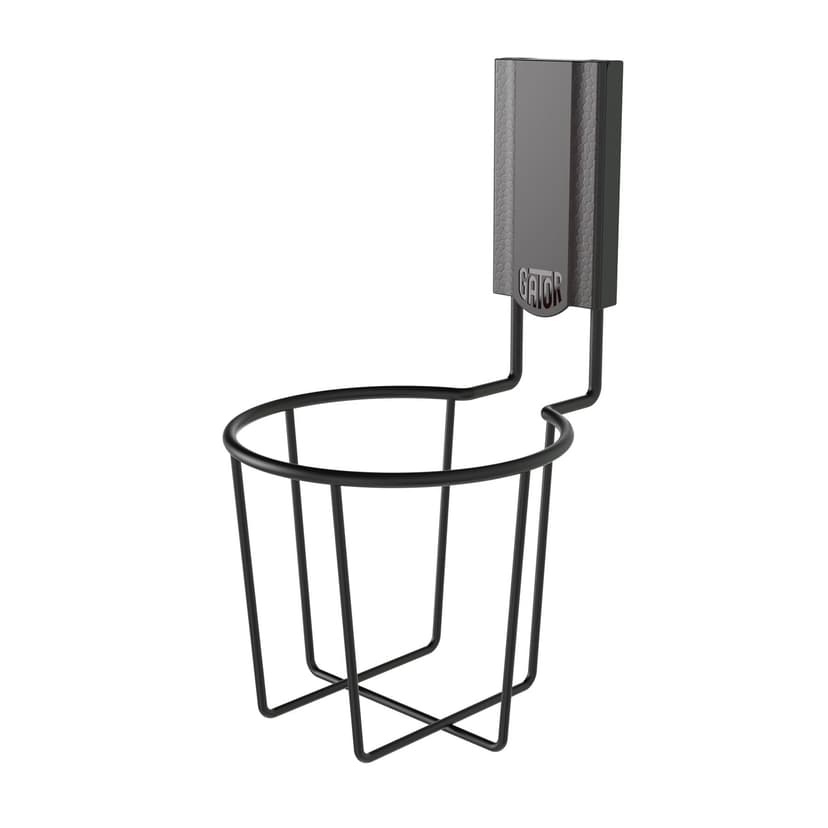 Gator Magnetics Single Cup Holder, 25-lb Capacity, Black