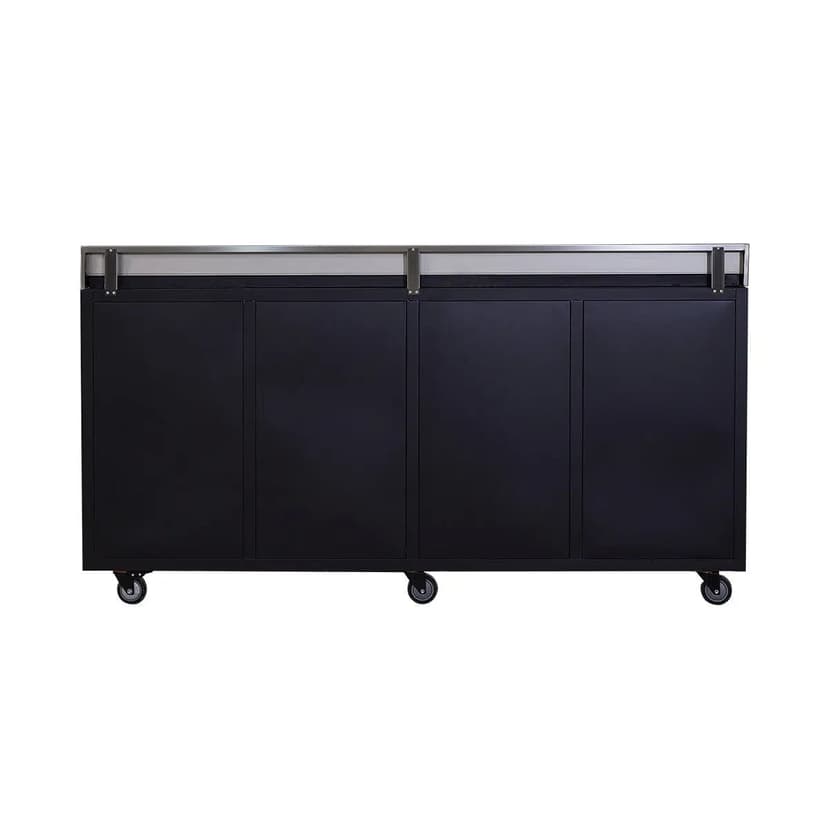TMG Industrial 7' 12-Drawer Pro Series Workbench, Grey
