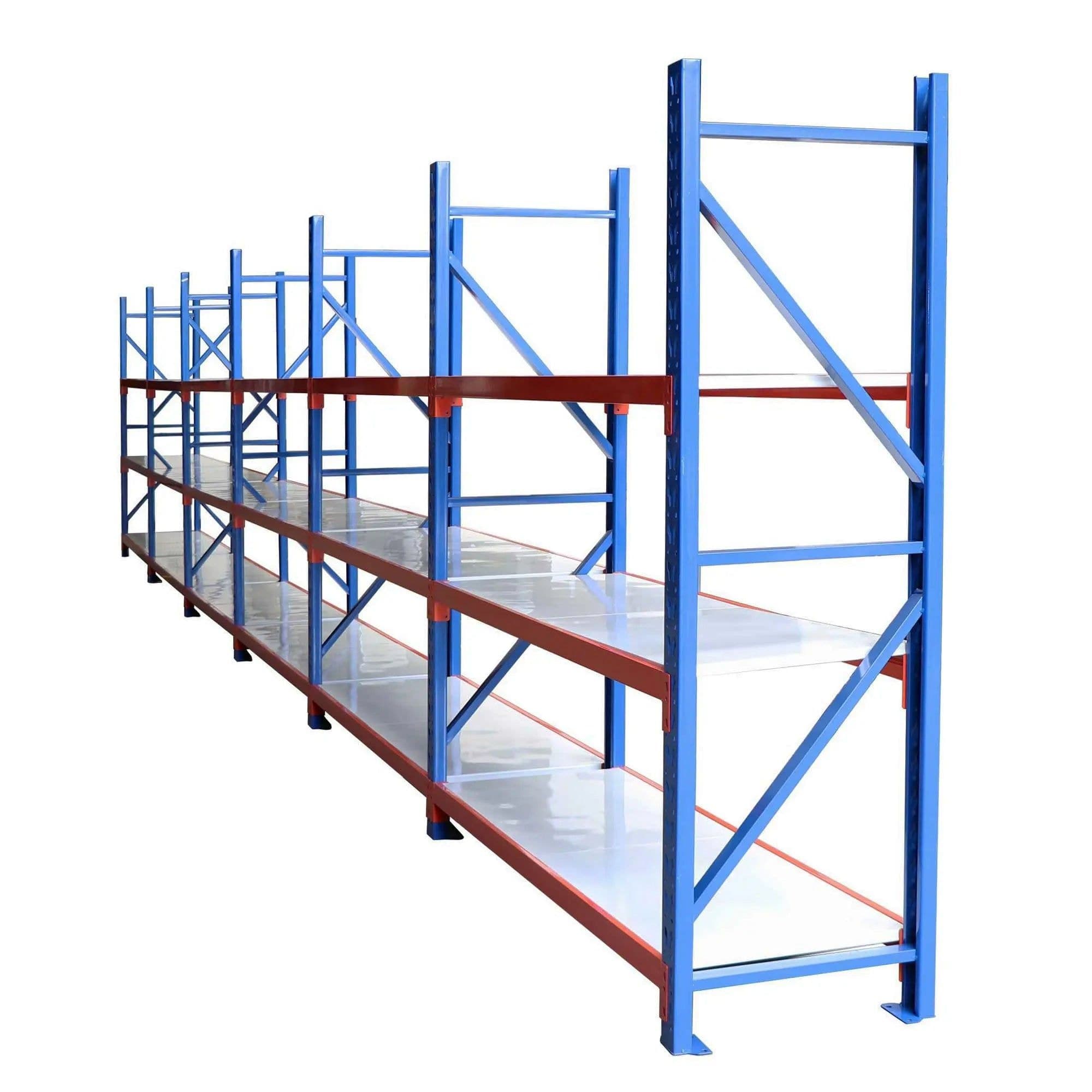 TMG Industrial Metal Garage/Workshop Storage Shelves, 39-ft