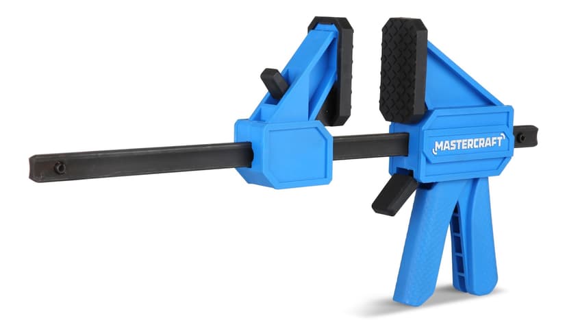 Mastercraft 6-in 100-lb Trigger Bar Clamp with 2.5-in Throat, One Handed