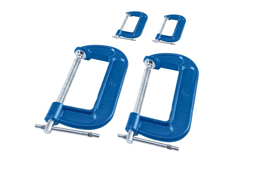 Mastercraft 2-in & 5-in C-Clamp Set, 4-pk