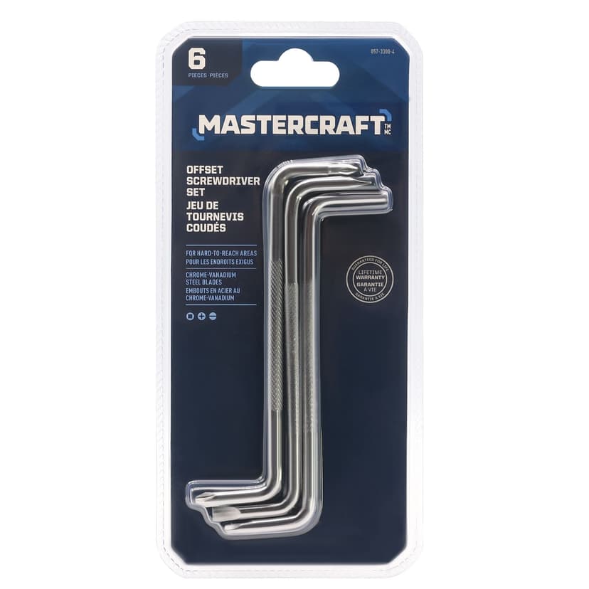 Mastercraft 3-pk Offset Screwdrivers Set, Z-Shaped