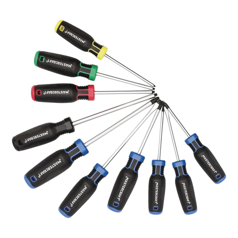 Mastercraft Screwdriver Set,10-pc