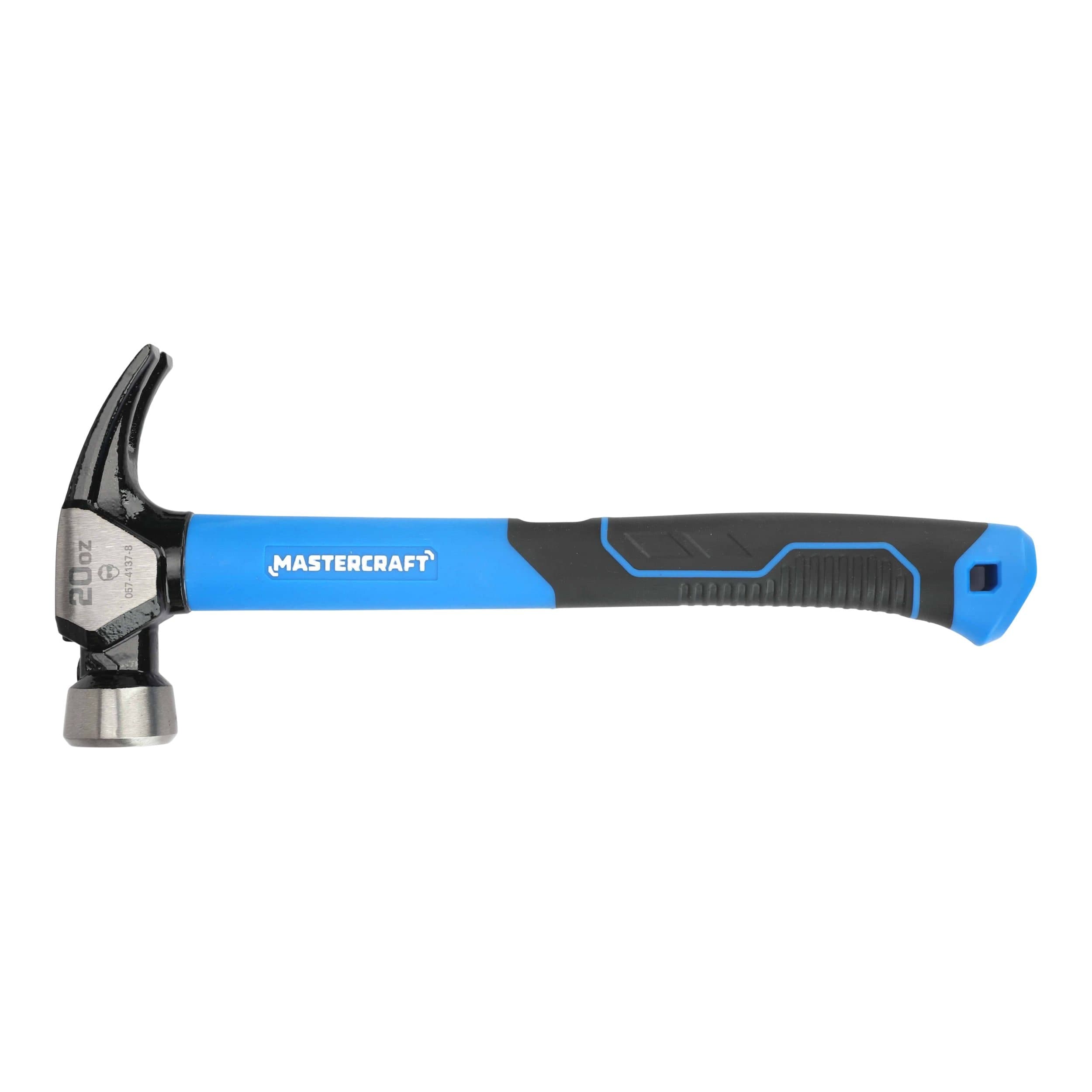 Mastercraft Magnetic Rip Hammer, Forged Steel with Graphite Handle, 20-oz