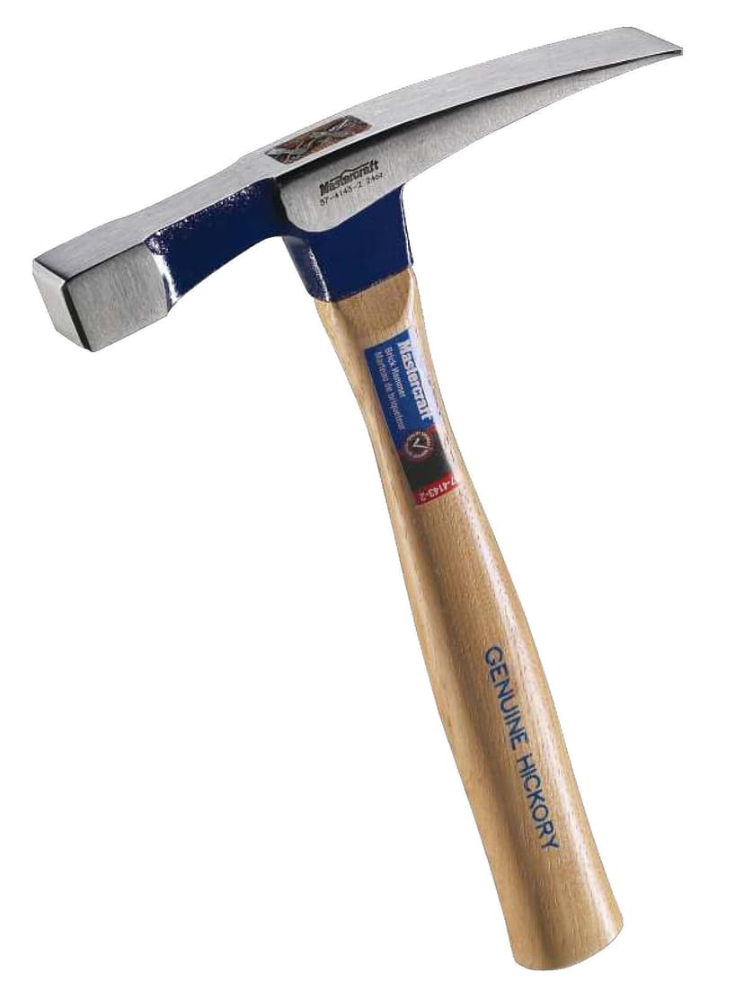 Mastercraft Brick Hammer with Hickory Handle, 24-oz