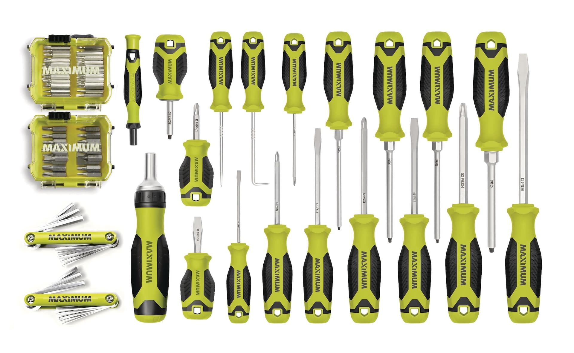 Maximum Hi-Vis 100 Piece Screwdriver Set