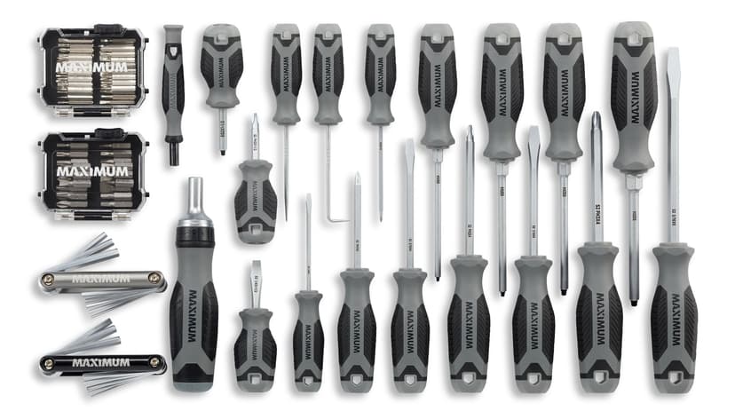MAXIMUM S2 Steel Screwdriver Set 100-pc