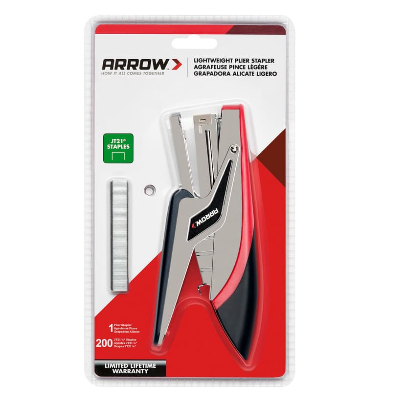Arrow P21 Plier Stapler with JT21 Staples