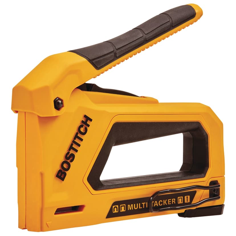 Bostitch 4-in-1 Multi-Tacker Staple Gun & Brad Nailer, Yellow