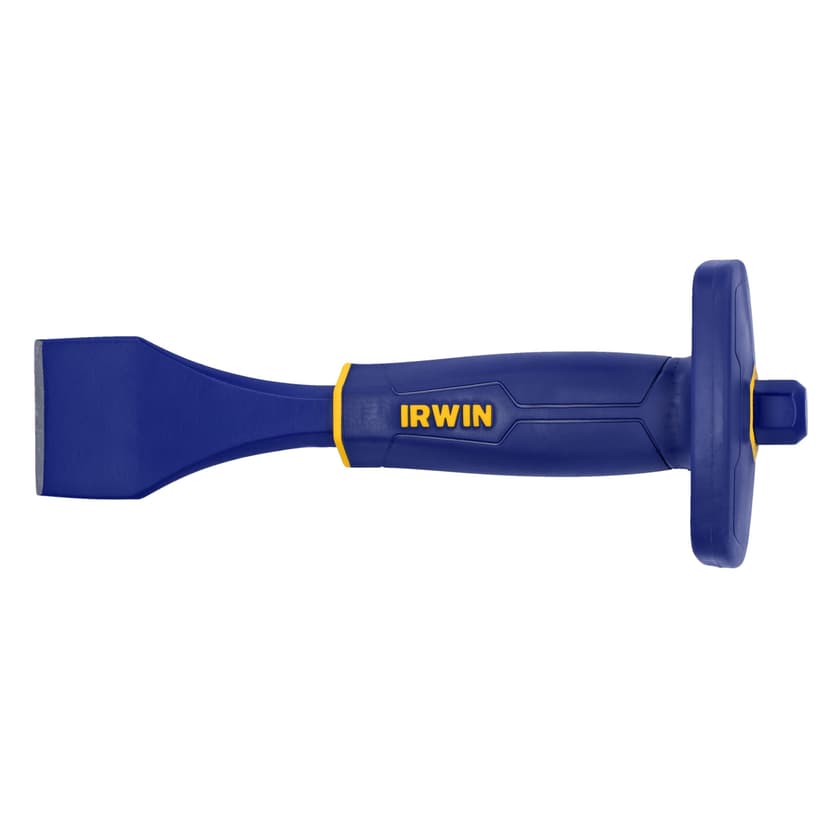 Irwin Steel Floor Chisel with Hand Guard, 2-in x 10-in