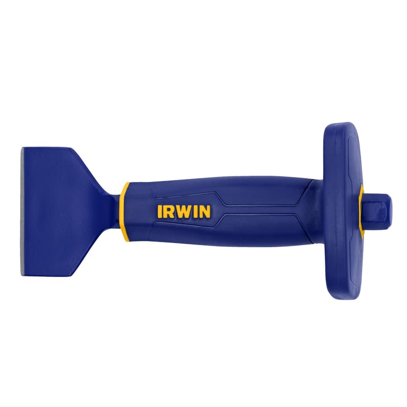 Irwin Steel Brick Chisel with Hand Guard, 3-in x 8.5-in