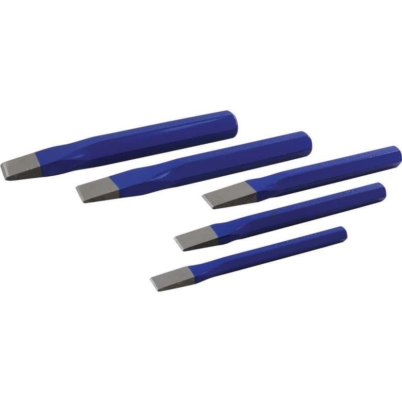 Gray Tools Hardened & Corrosion-Resistant Flat Chisel Set, 5-pc