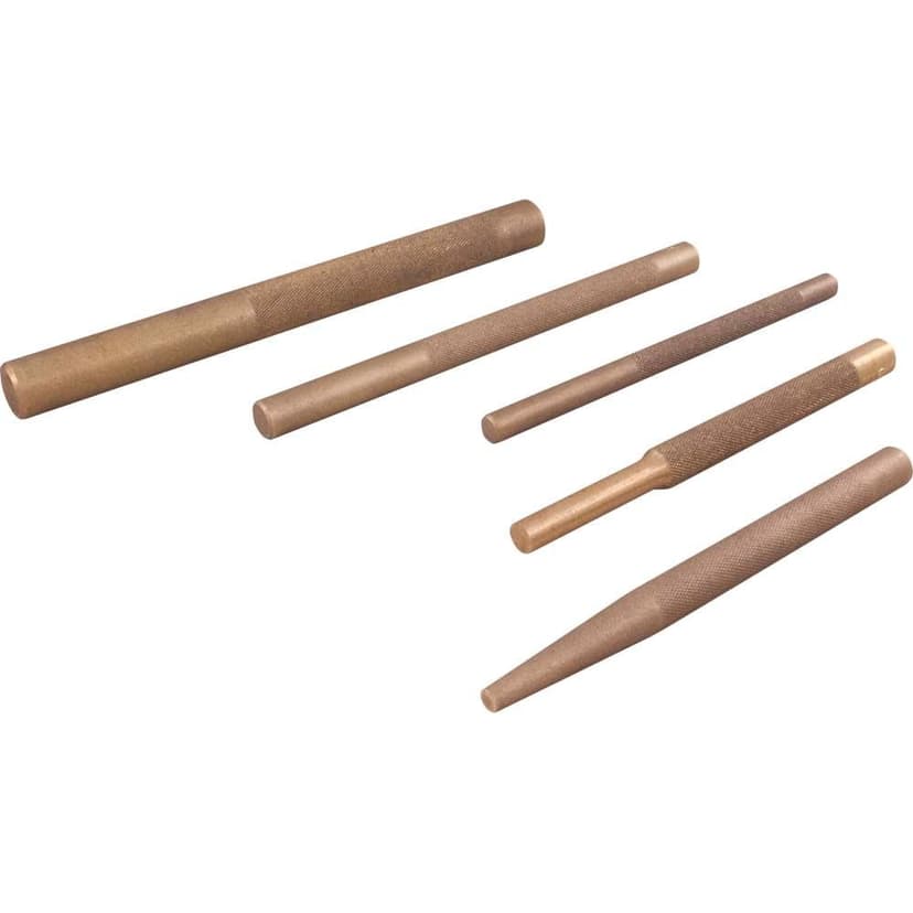 Gray Tools Brass Drift, Includes Vinyl Pouch, 5-pc