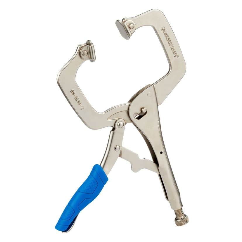 Mastercraft Wide Jaw Locking C-Clamp, 11-in