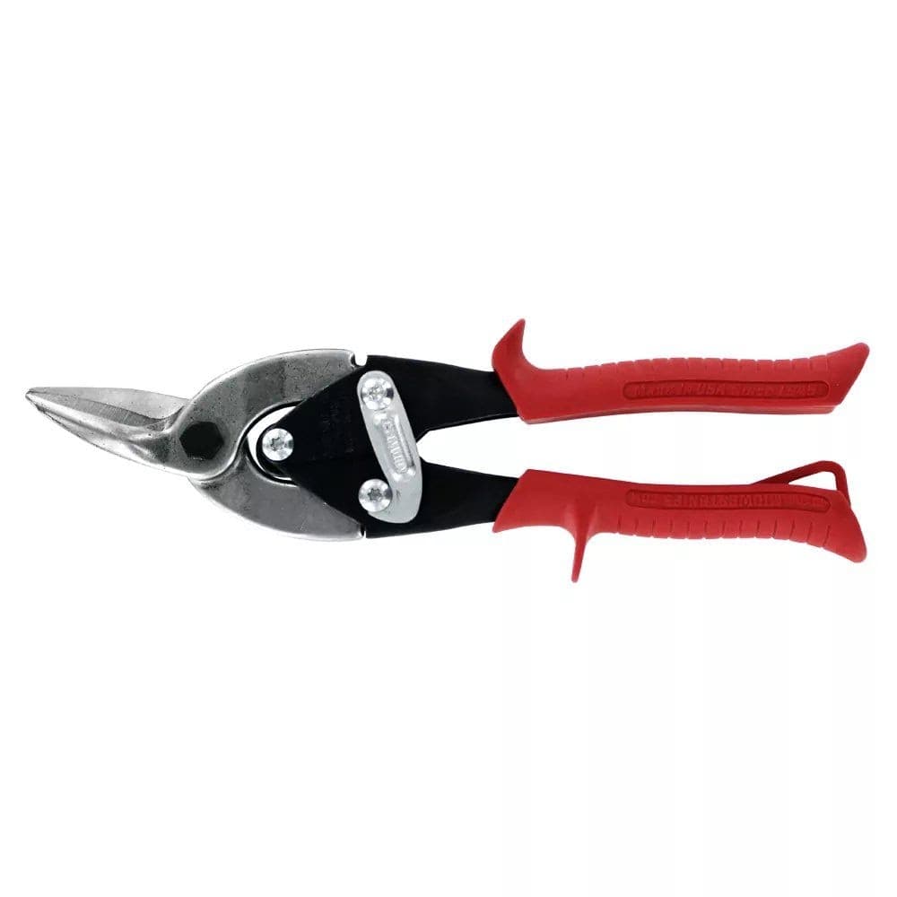 MIDWEST MWT-6716L Left Cut Aviation Snips, Glidetech® Forged Blades, Kush'n-Power® Comfort Grip Handles