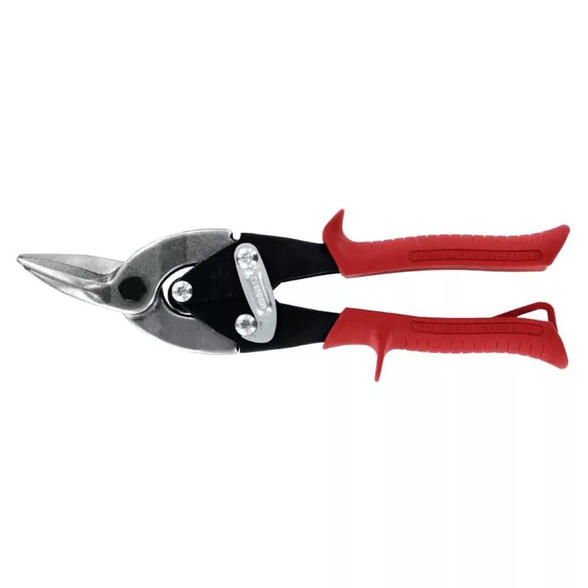 MIDWEST MWT-6716L Left Cut Aviation Snips, Glidetech® Forged Blades, Kush'n-Power® Comfort Grip Handles