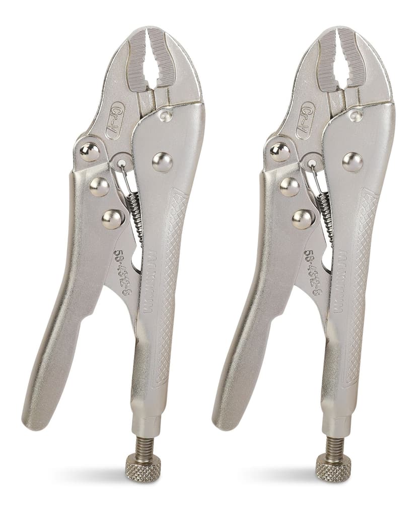 MAXIMUM Quick-Release Locking Pliers Set, Cr-V Steel, 2-pc