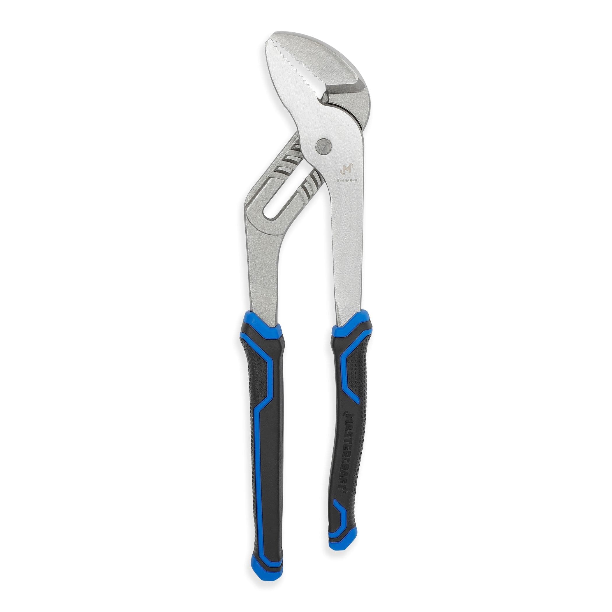 Mastercraft Tongue & Groove Pliers, Comfort Grip Handle, Carbon Steel, 12-in