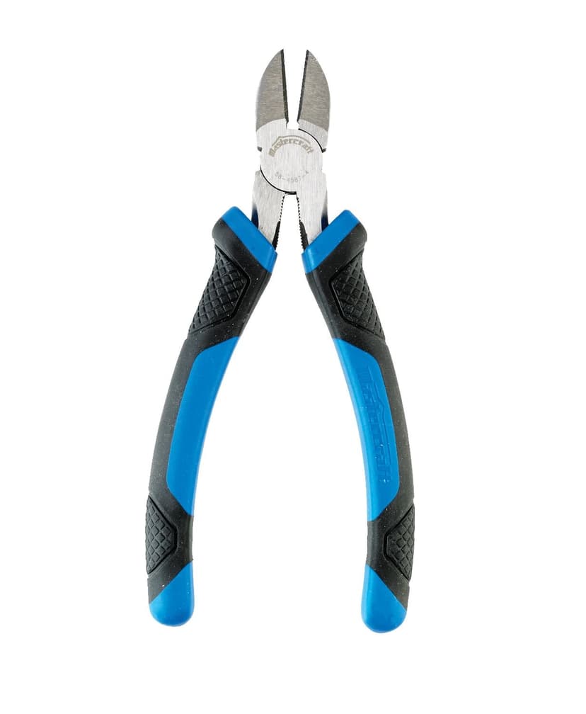 Mastercraft Diagonal Cutting Pliers, Micro. Comfort Grip Handle, High Carbon Steel, 8-in