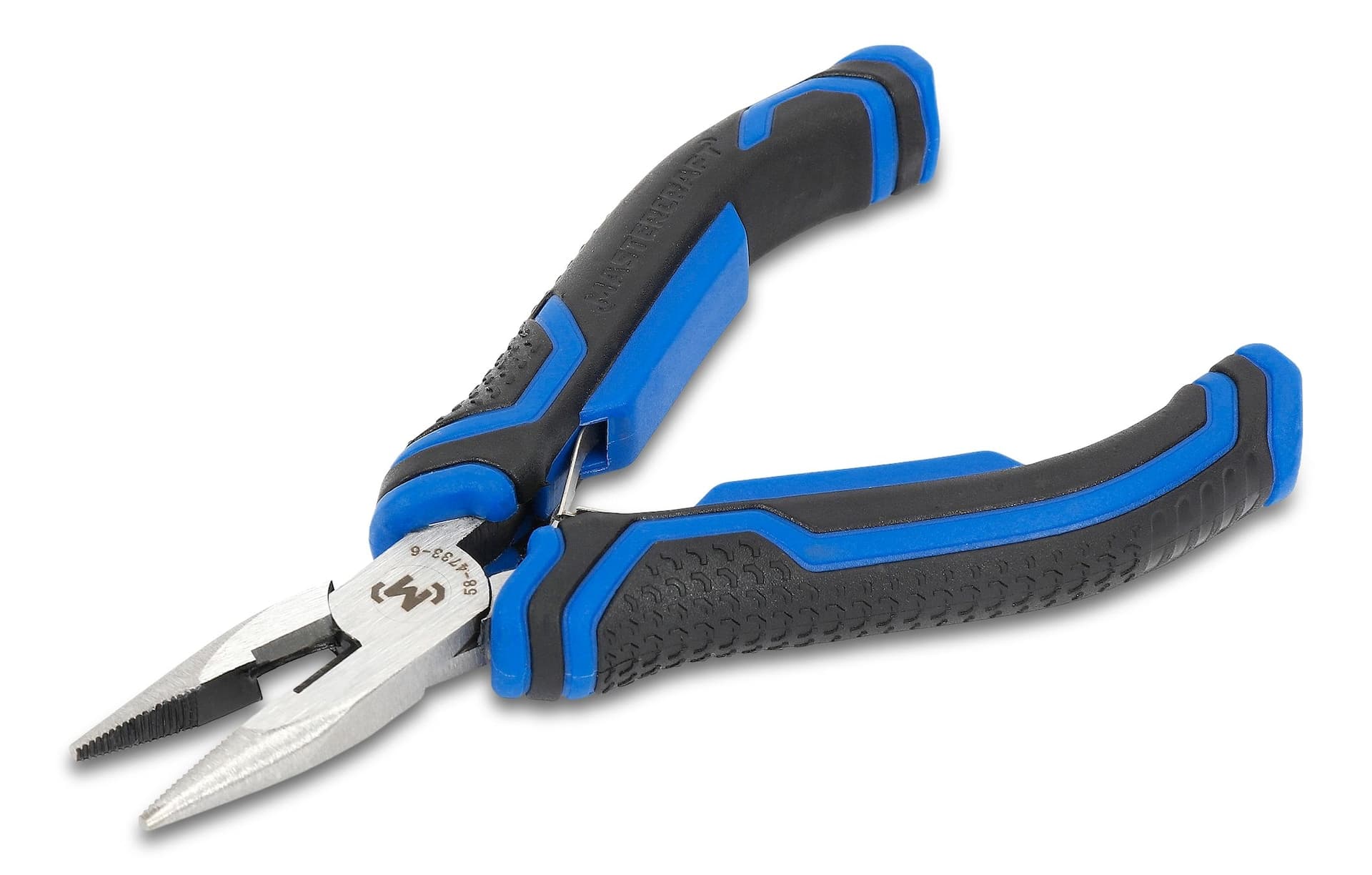 Mastercraft Mini Long Nose Pliers, Comfort Grip, Micro Chrome Finish, High Carbon Steel, 5-in