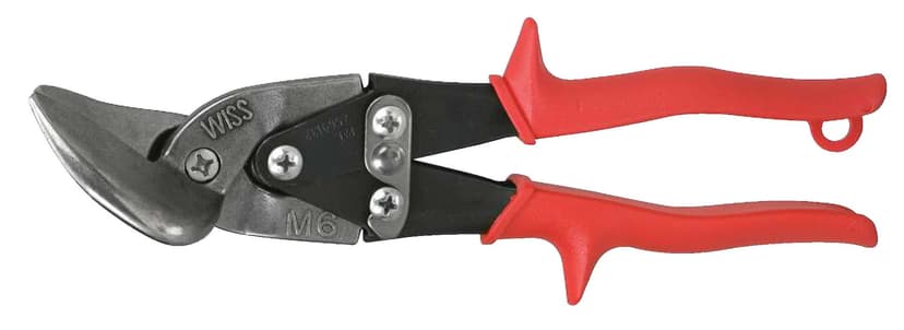 Crescent Wiss M6R Metalmaster® Offset Straight and Left Cut Aviation Snips, 9-1/4-in