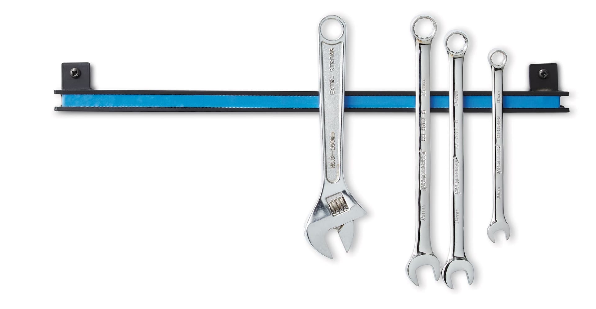 Mastercraft Magnetic Toolbar with Mounting Hardware and Compact Design, Corrosion Resistant