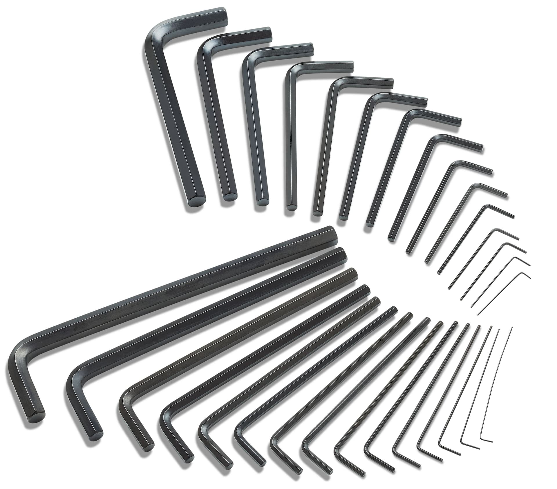 Mastercraft Hex Key Set With Case, Rust-Resistant, Cr-V Steel, 30-pc