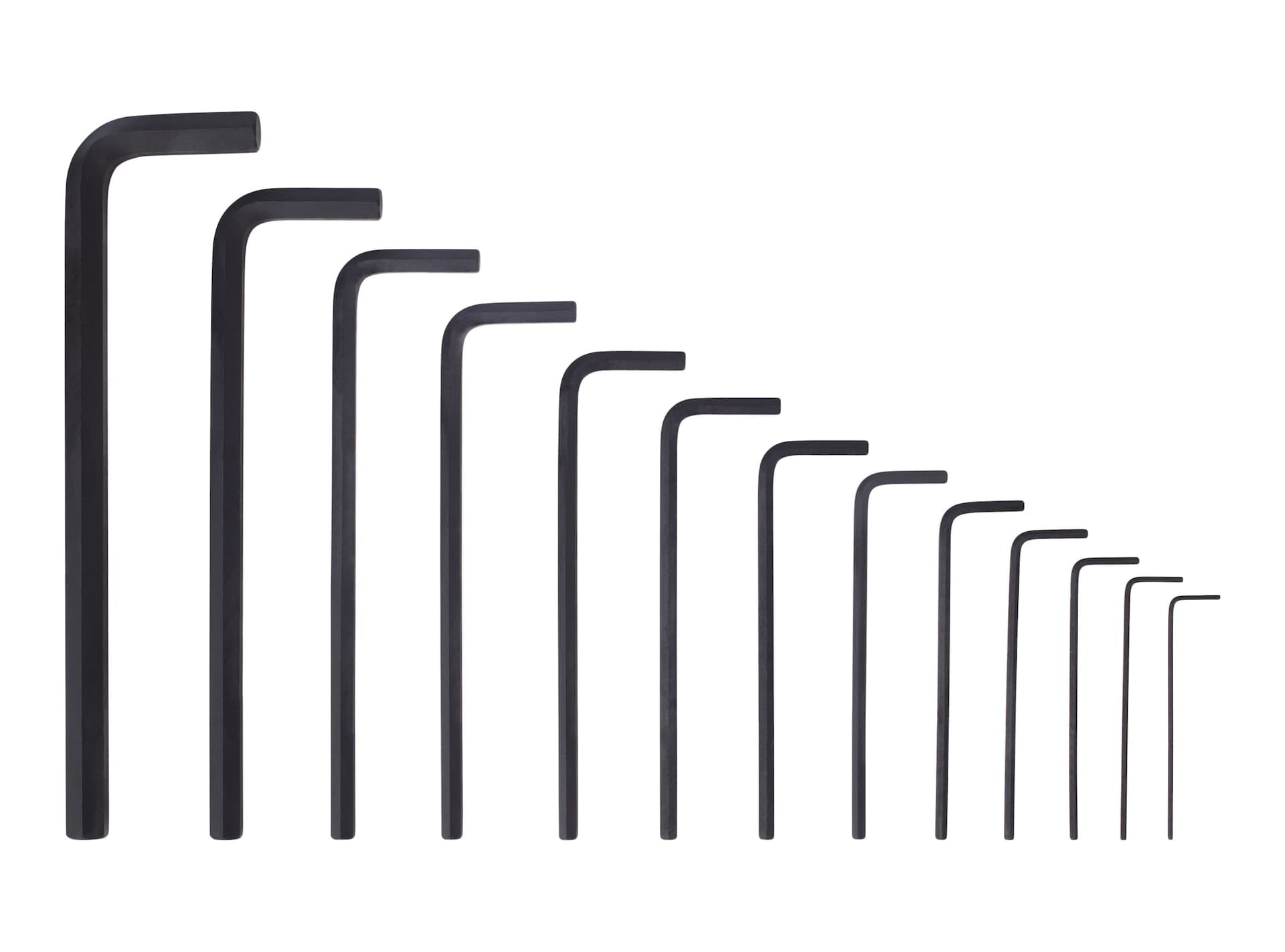 Mastercraft Long Hex Key/Allen Wrench Metric Set, Multi Tip, Rust Resistant, Cr-V Steel, 13-pc