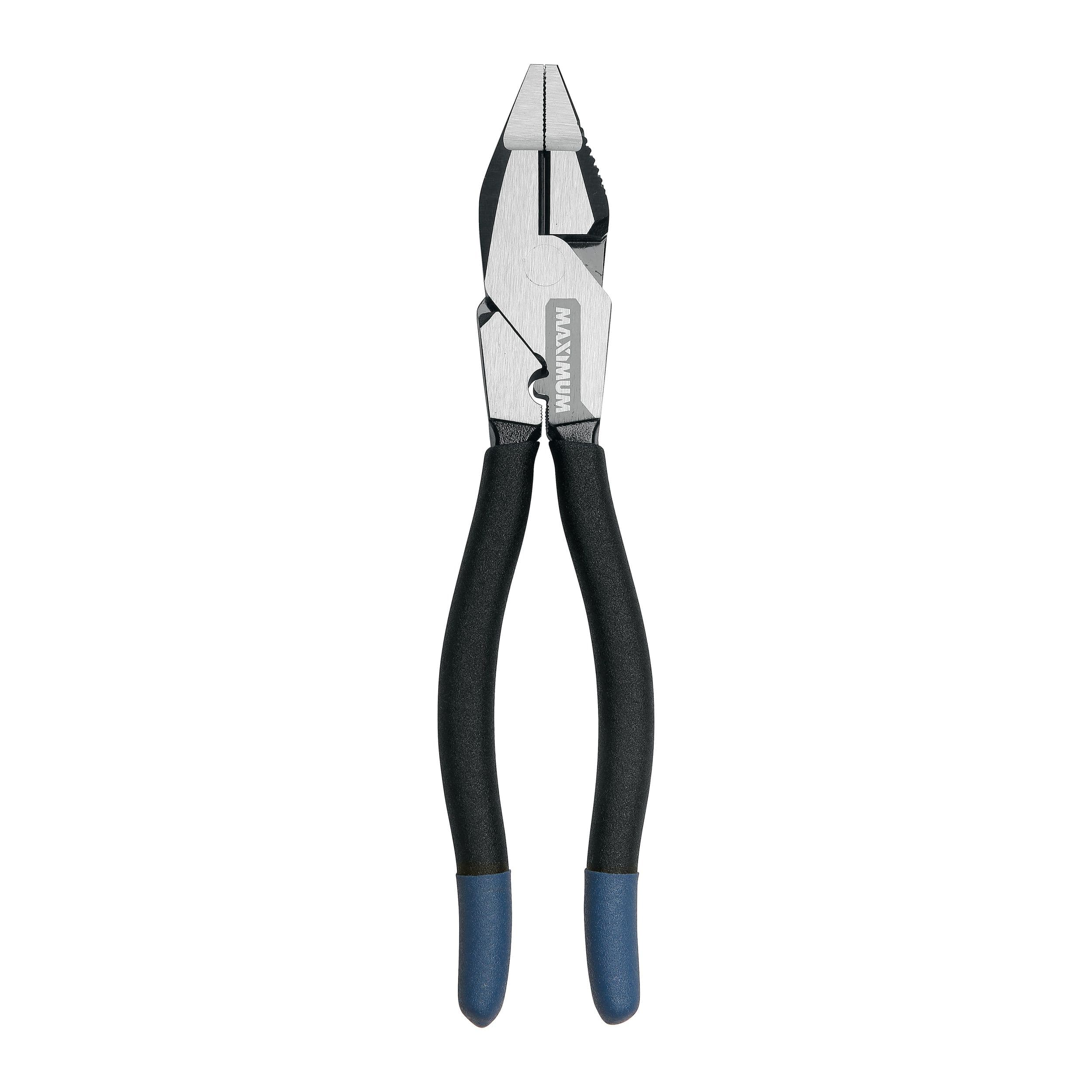 MAXIMUM 5-in-1 Lineman's Pliers, High Quality Forged Tool Steel, Colour Coded Tips, 9.5-in