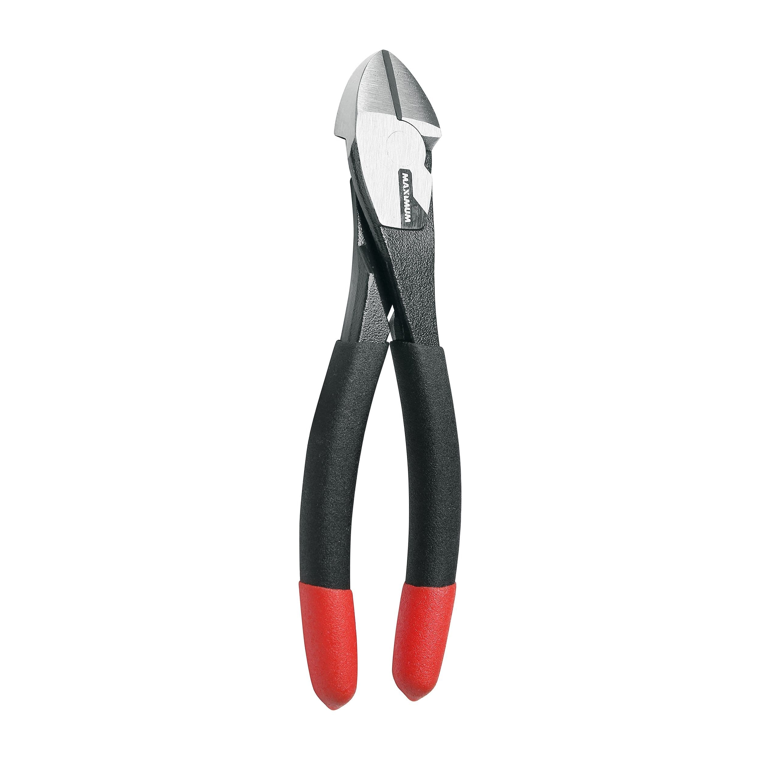 MAXIMUM High Leverage Curved Diagonal Cutting Pliers, 26° Cutting Angle, Colour Coded Tips, 7-in
