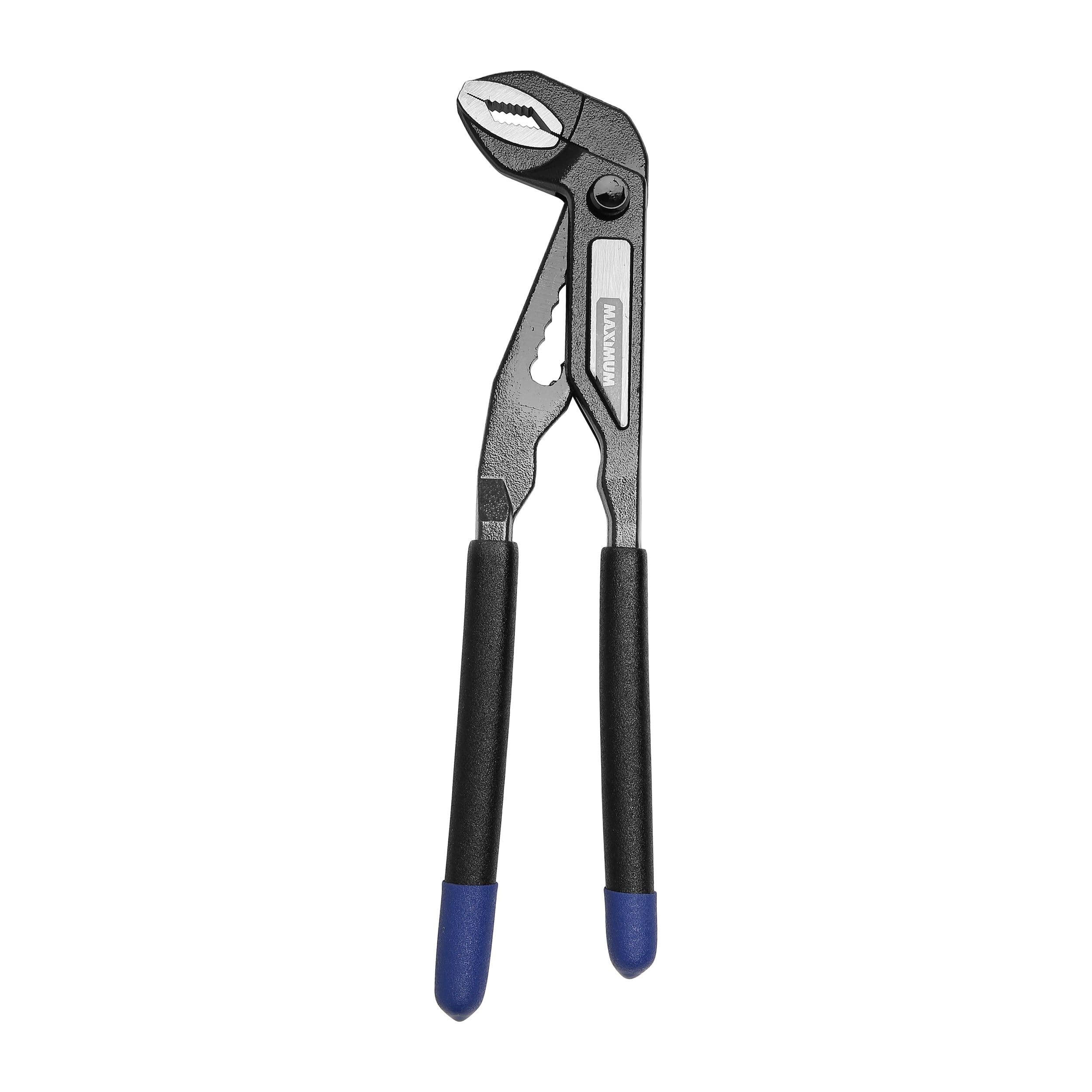 MAXIMUM Push Button V Jaw Tongue & Groove Pliers, 2-in Jaw Capacity, Rust Resistant, 10-in