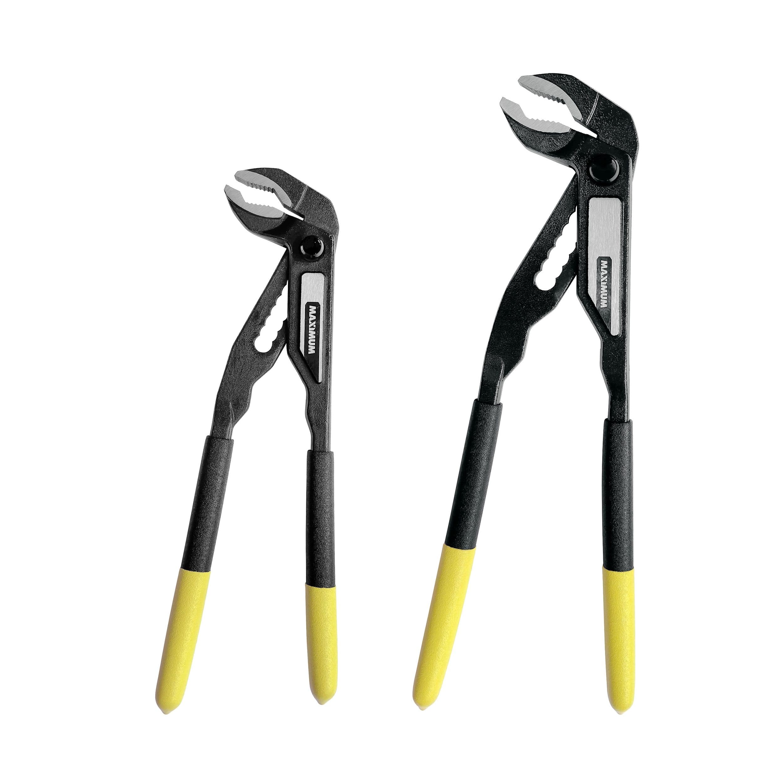 MAXIMUM Hi-Vis 2pc Tongue and Groove Pliers Set