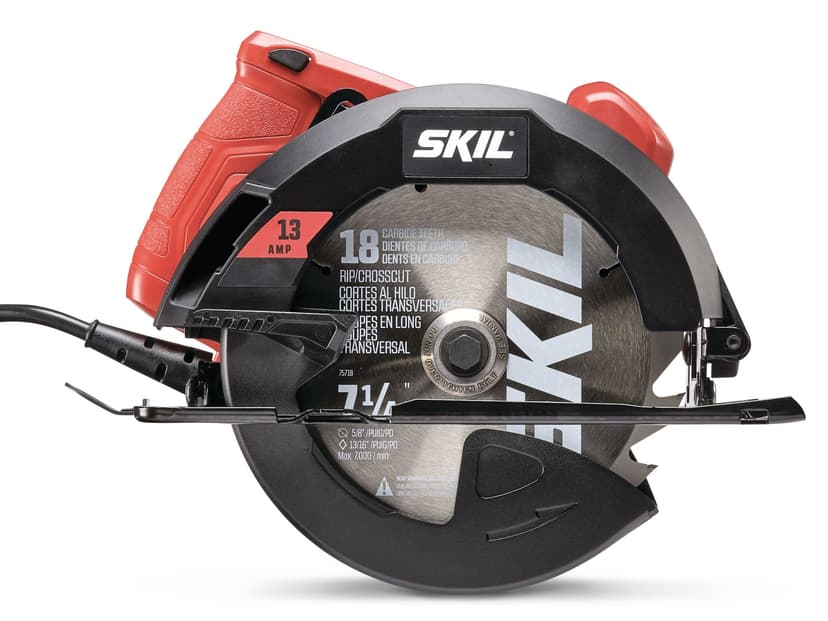 SKIL 1161473 13A Circular Saw with Carbide-Tipped Blade & Wrench, 7-1/4-in