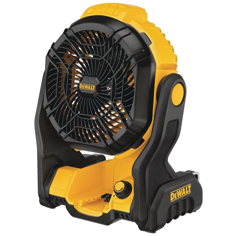 DEWALT DCE512B 20V Max Portable Cordless Water-Resistant Jobsite Fan, Tool Only, 11-in