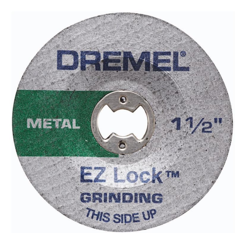 Dremel EZ541GR EZ Lock Aluminum Oxide Grinding Wheel/Disc For Rotary Tool, 1-1/2-in, 2-pc