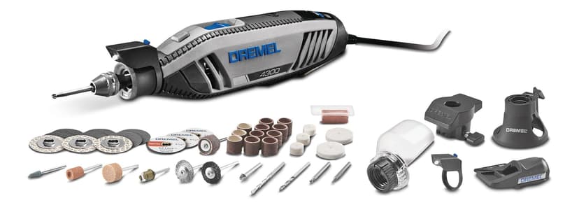 Dremel 4300-5/40 1.6A Variable Speed Rotary Tool Kit with Attachments & Accessory Bits, 40-pc
