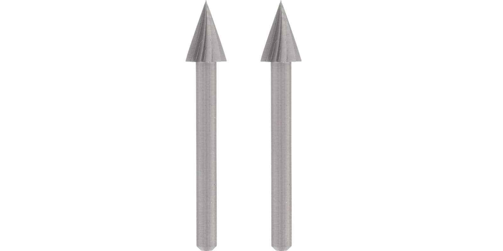 Dremel 125 Arrow-Shaped Steel Carving/Engraving Bit For Rotary Tool, 1/4-in, 2-pk