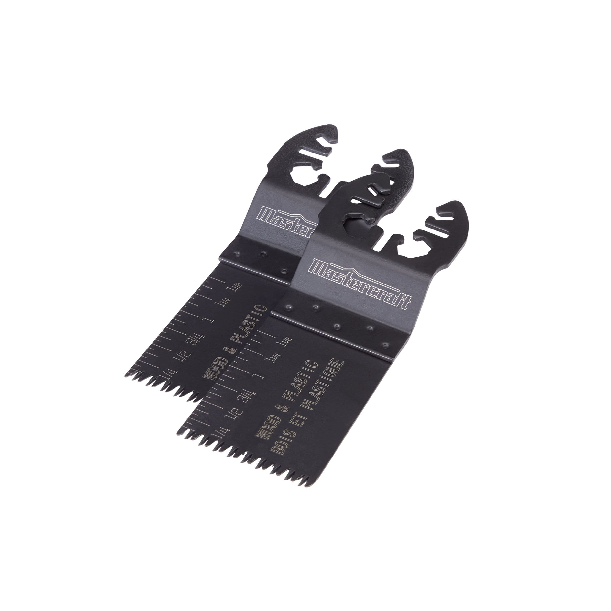 Mastercraft Oscillating Universal Fit, Multi-Tool Wood Flush Cut Saw Blades, 1-1/4-in, 2-pk