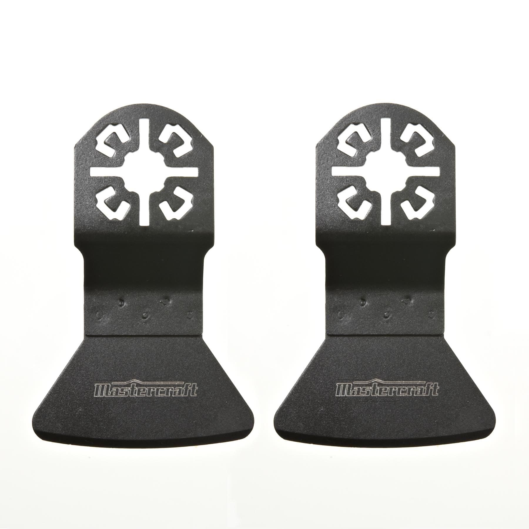 Mastercraft Oscillating Multi-Tool Universal Fit Rigid Scraper Blade, 2-in, 2-pk