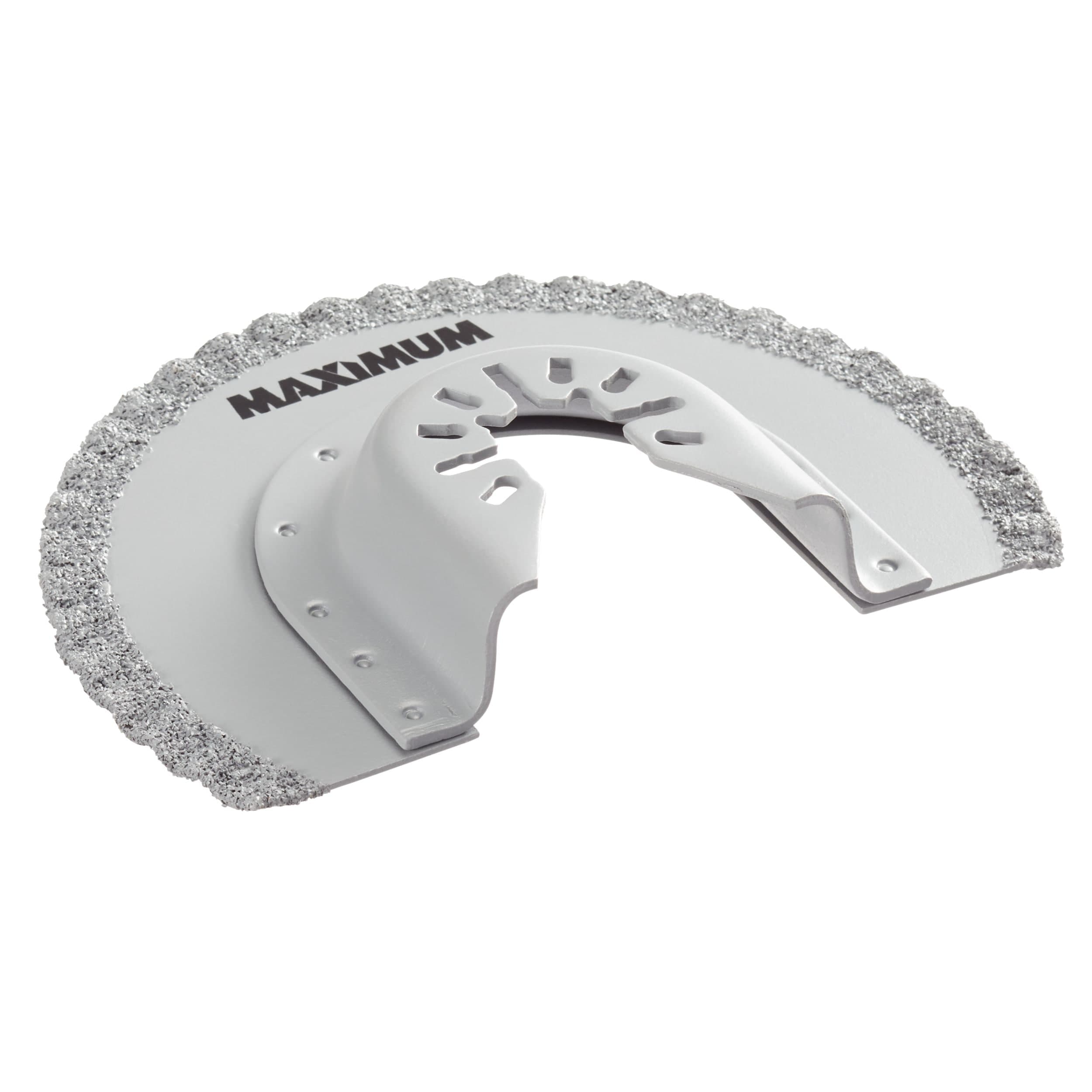 MAXIMUM Oscillating Multi-Tool Universal Fastcut Carbide Grout Removal Blade, 3-11/16-in