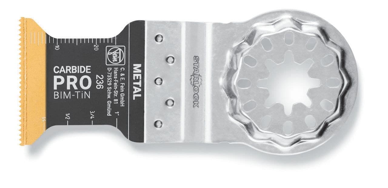 FEIN E-Cut Saw Blade Carbide Pro Tin Saw Blade, For Hard Materials