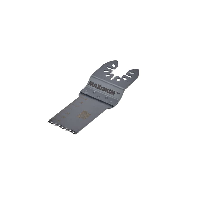MAXIMUM Oscillating Multi-Tool Universal Wood, Plastic & Drywall Flush Cut Blade, 1-1/8-in