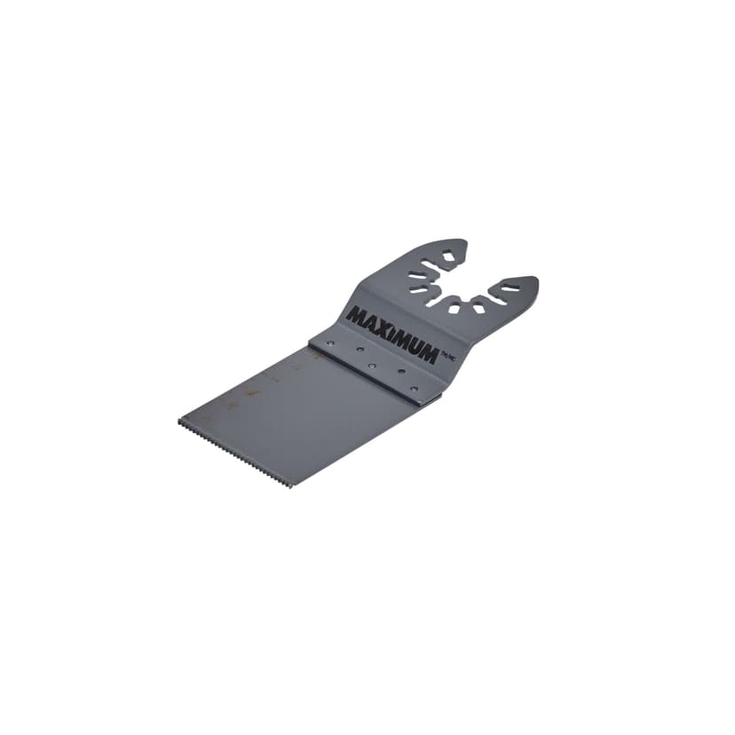 MAXIMUM Oscillating Multi-Tool Carbide Wood, Metal, Drywall & PVC Flush Cut Blade, 1-1/4-in