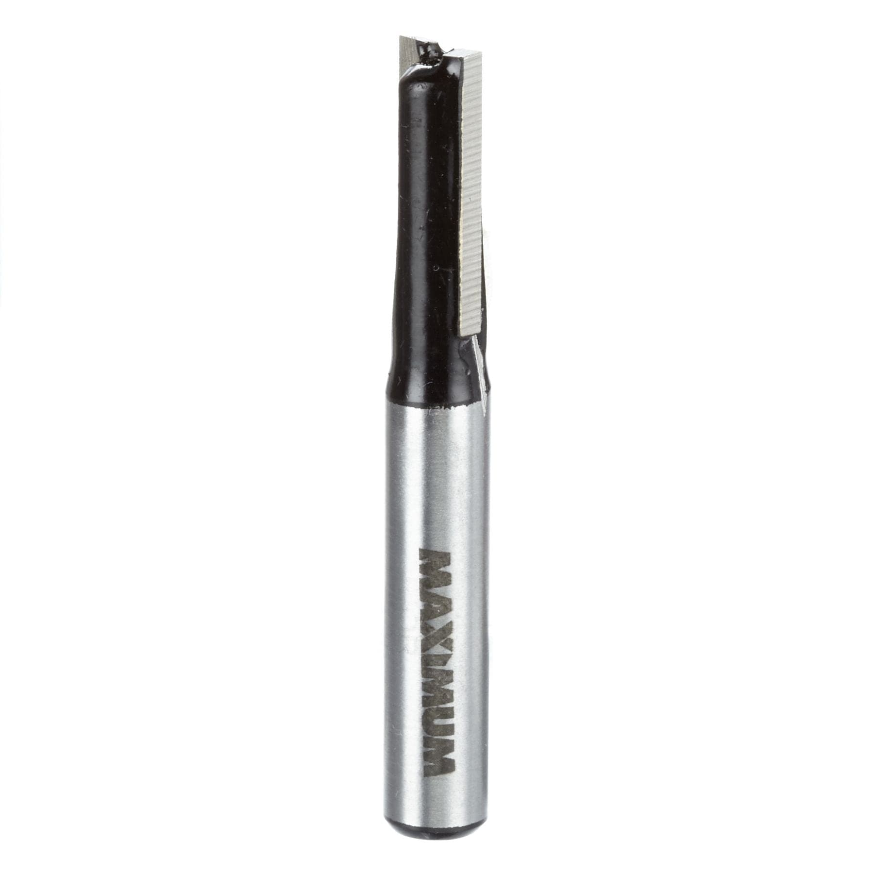 MAXIMUM Renegade Pro Carbide-Tipped Double Flute Straight Router Bit, 1/4 x 1/4-in Shank