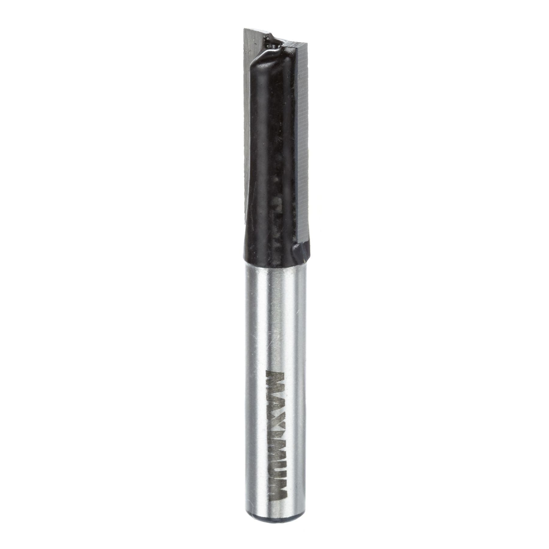 MAXIMUM Renegade Pro Carbide-Tipped Double Flute Straight Router Bit, 5/16 x 1/4-in Shank