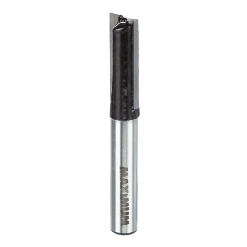 MAXIMUM Renegade Pro Carbide-Tipped Double Flute Straight Router Bit, 5/16 x 1/4-in Shank