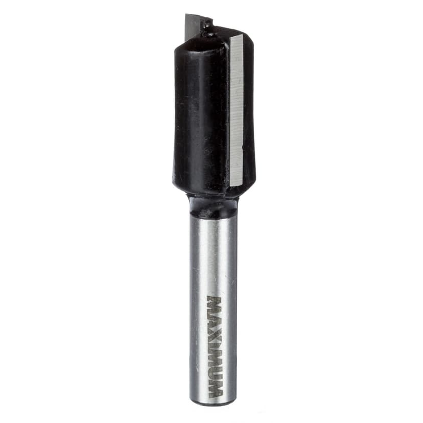 MAXIMUM Renegade Pro Carbide-Tipped Double Flute Straight Router Bit, 1/2 x 1/4-in Shank